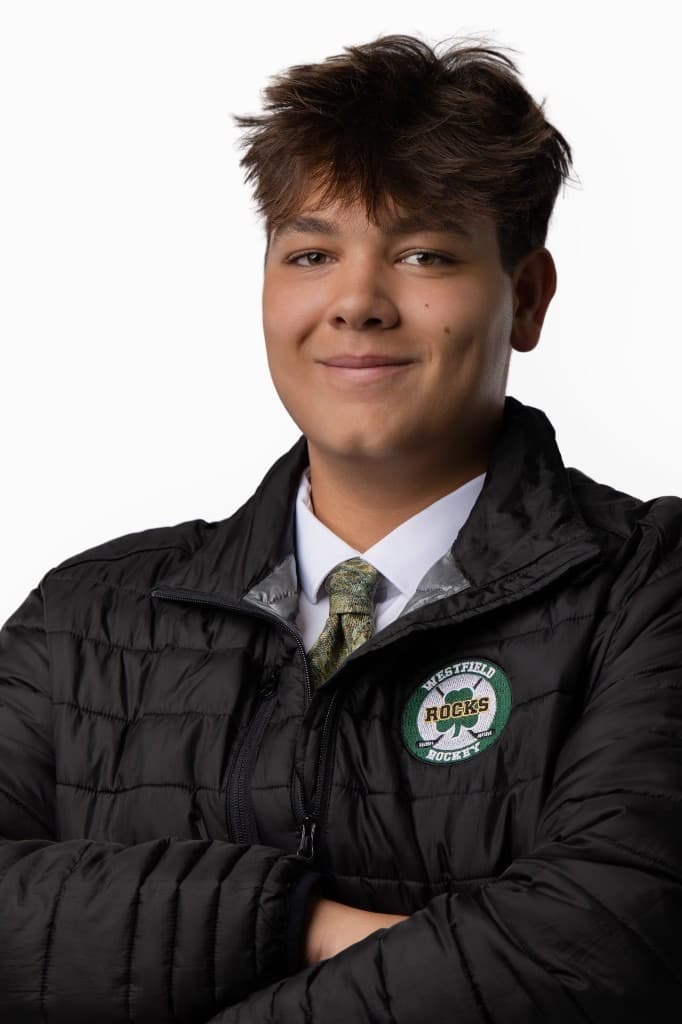 Ian Robinson, Westfield Ice Rocks senior portrait